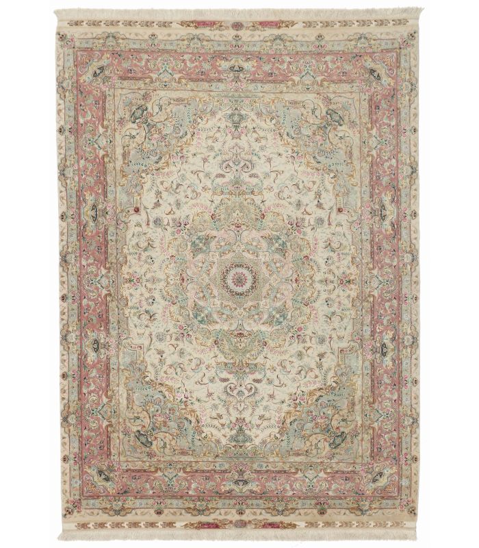 Tabriz 70raj on silk warp