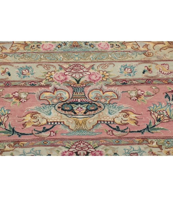 Tabriz 70raj on silk warp