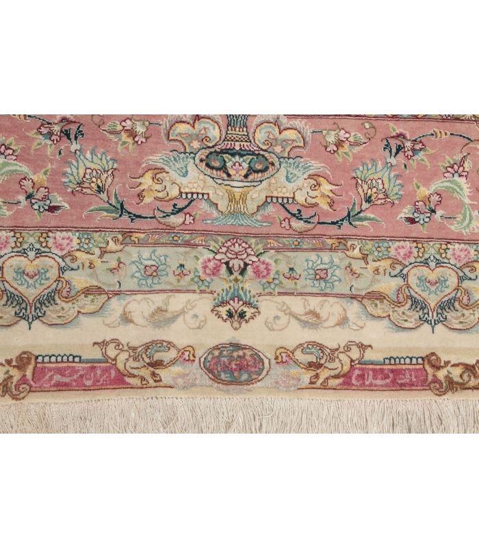 Tabriz 70raj on silk warp