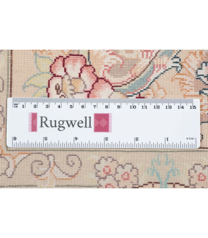 Tabriz 50raj on silk warp