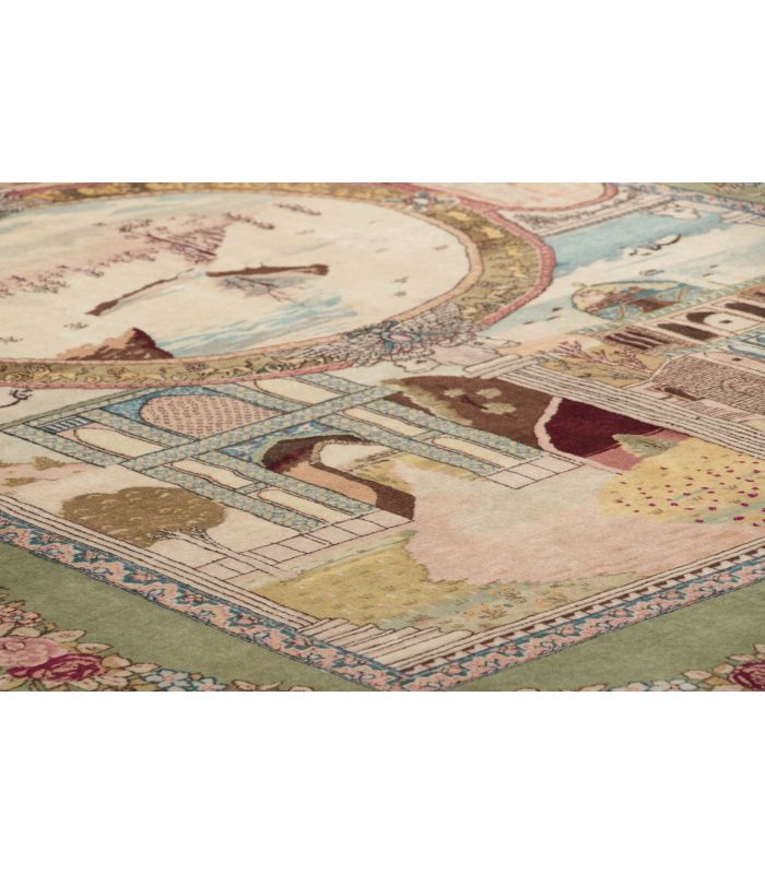 Tabriz 50raj on silk warp