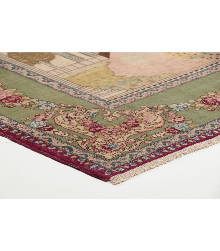 Tabriz 50raj on silk warp