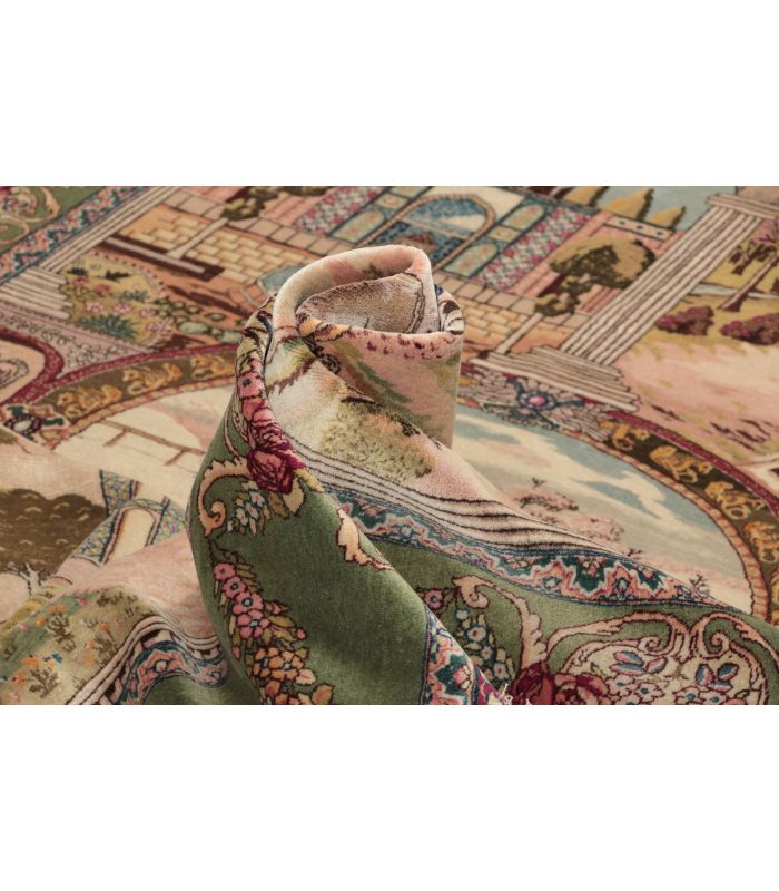 Tabriz 50raj on silk warp