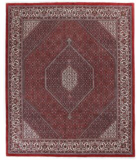Bidjar with silk contours